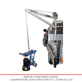 Manual Spitzlift Crane - Only available with new Duratray build